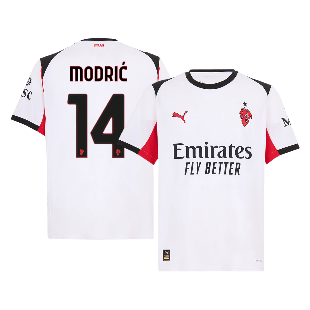 MODRIĆ #14 AC Milan Tröja 2025/26 Borta