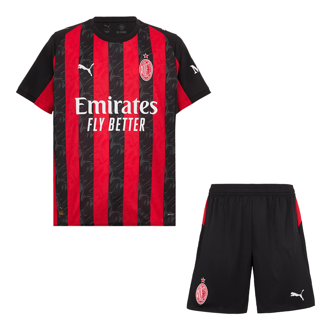 AC Milan Tröja 2025/26 Hemma Fotbollssats