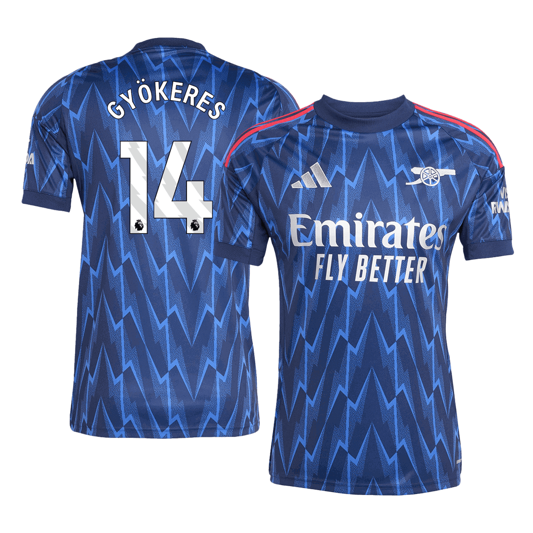 GYÖKERES #14 Arsenal Tröja 2025/26 Borta