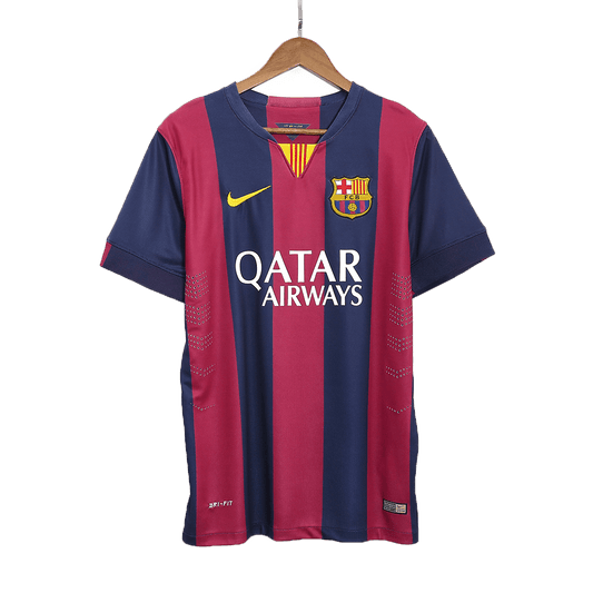Retro Barcelona Hemma Fotbollströja SUÁREZ #9 2014/15-1