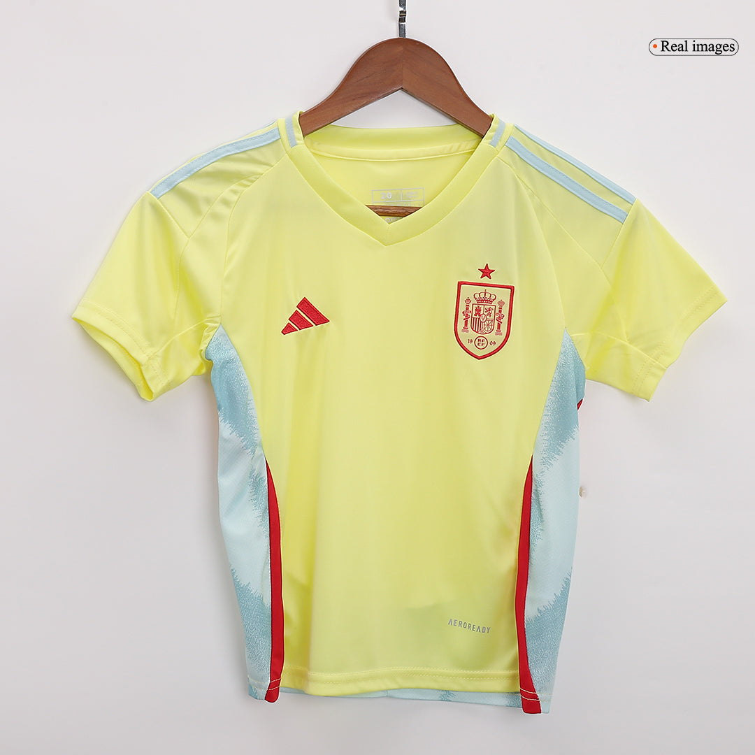 Spanien Borta Fotbollströja Euro 2024
Fotbollssats Barn