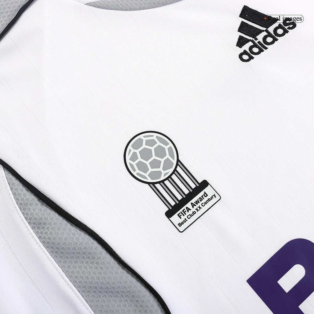 Retro Real Madrid Hemma Fotbollströja SERGIO RAMOS #4 2006/07