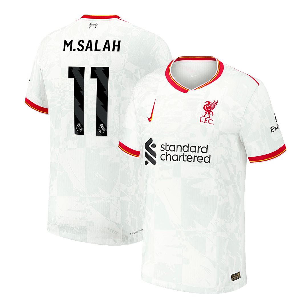 Liverpool Tredjeställ Fotbollströja M.SALAH #11 2024/25 Autentisk