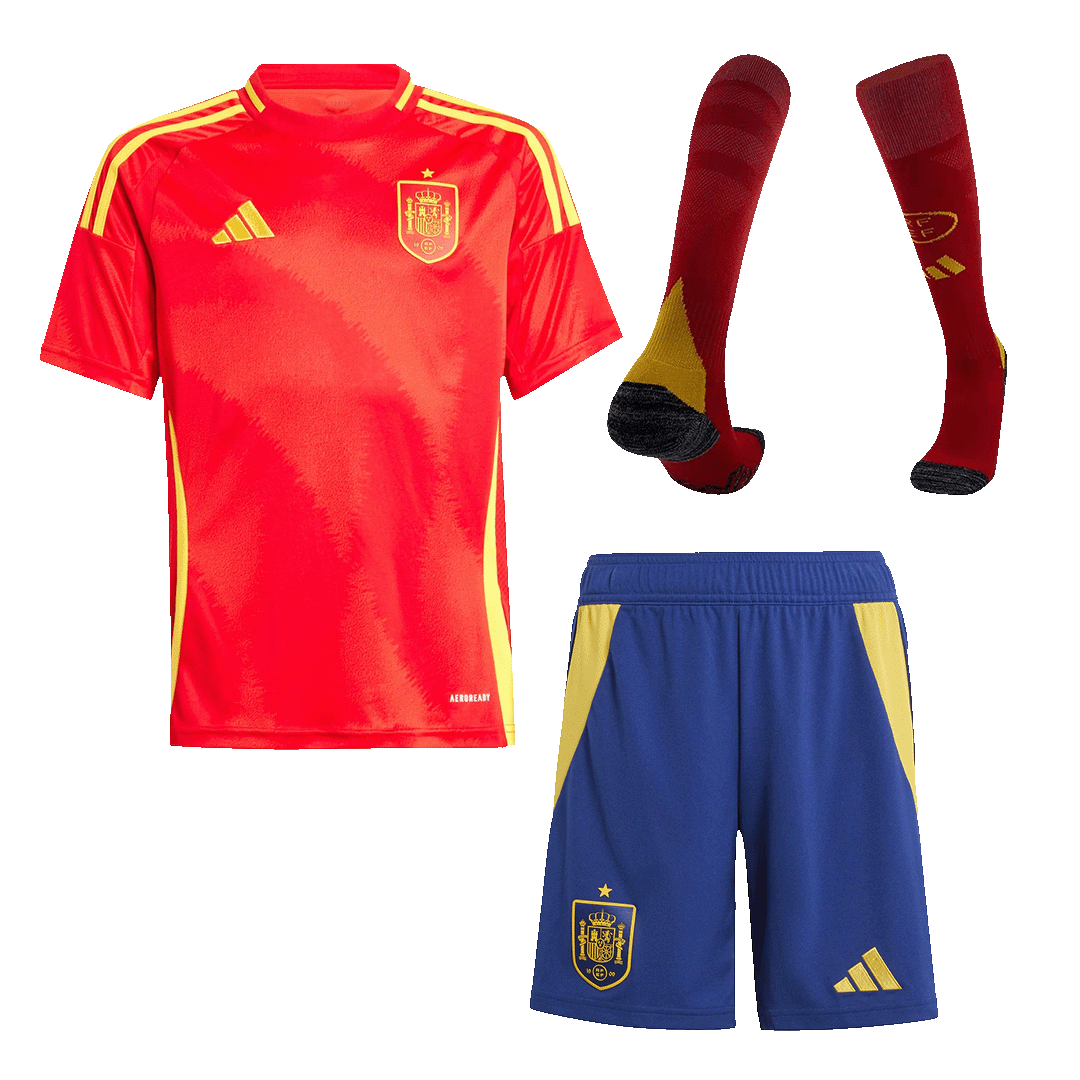 Spanien Hemma Fotbollströja Euro 2024
Fotbollssats Barn