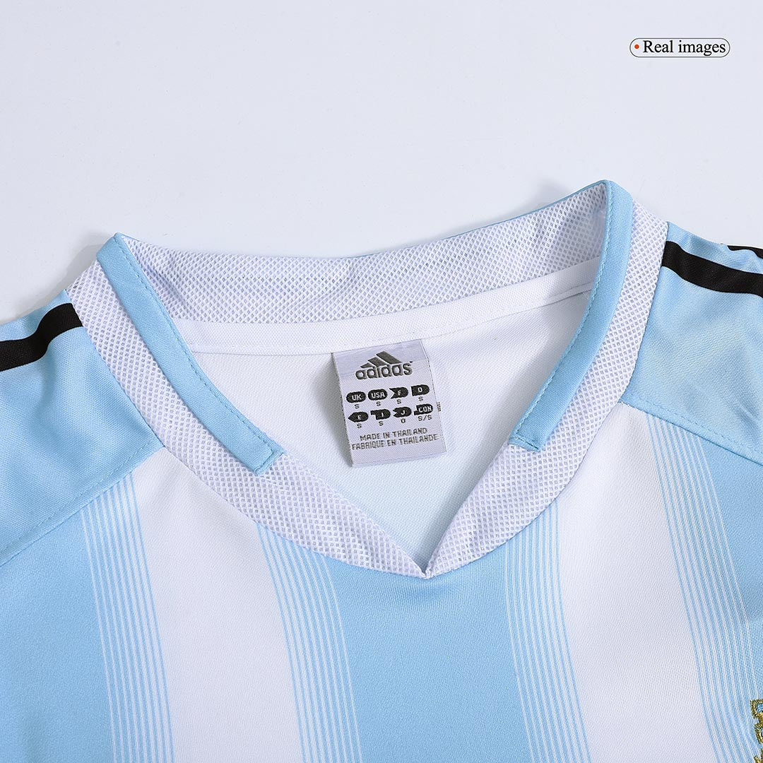 Argentina Hemma Fotbollströjor 2004/05 Retro