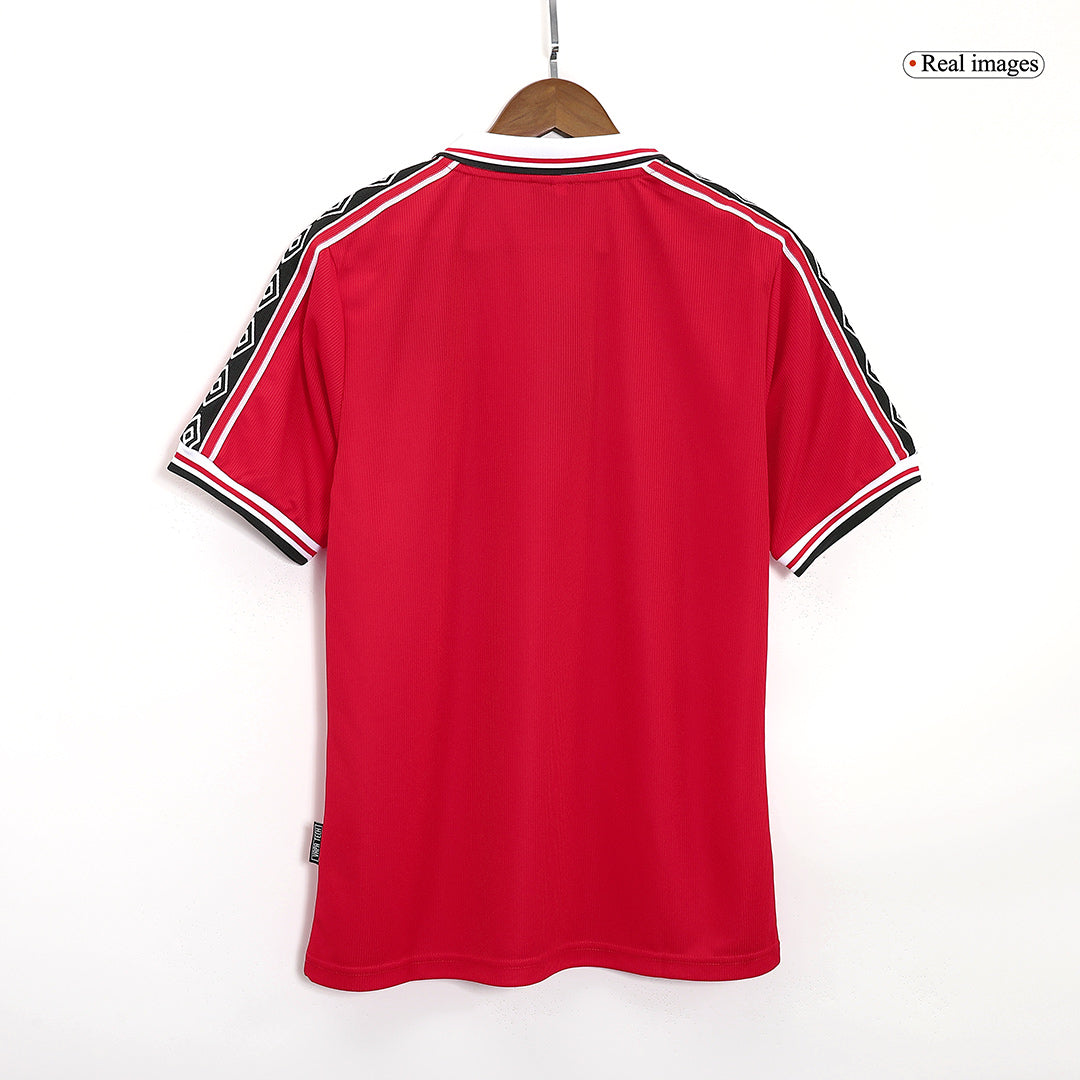 Retro Manchester United Hemma Fotbollströja 98/00