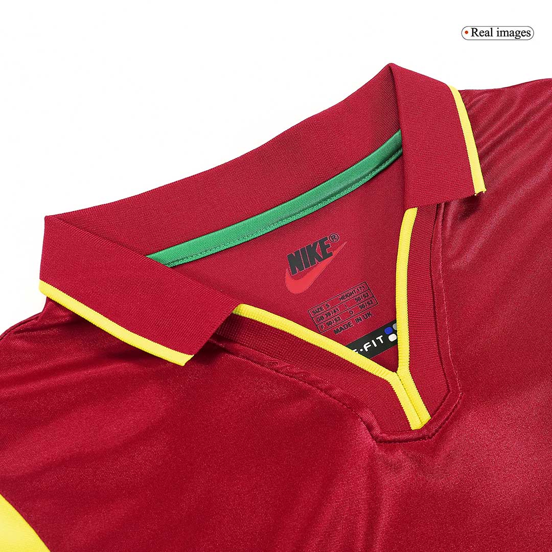 Portugal Hemma Fotbollströjor 1999 Retro
