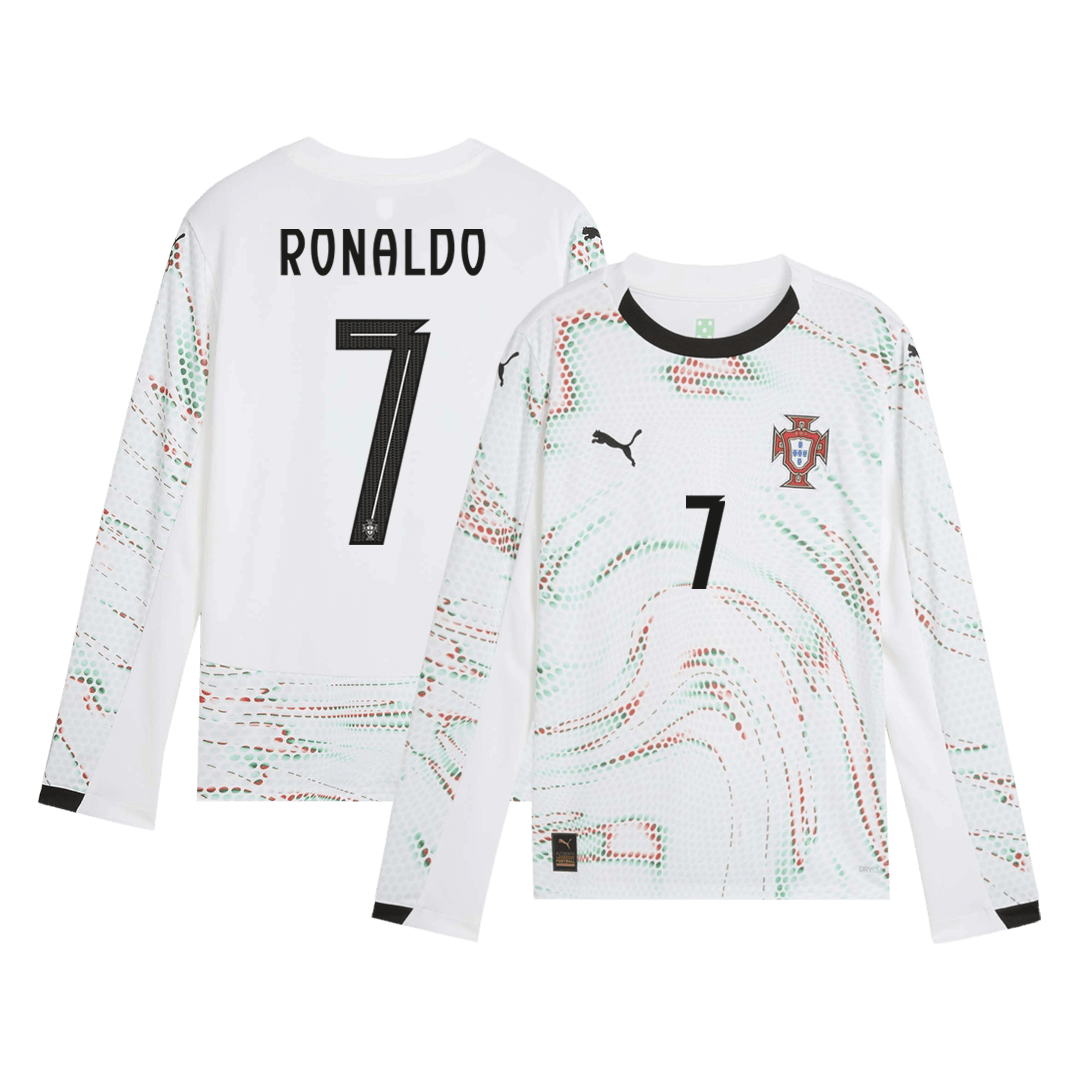 Portugal Bortatröja RONALDO #7 2025 långärmad