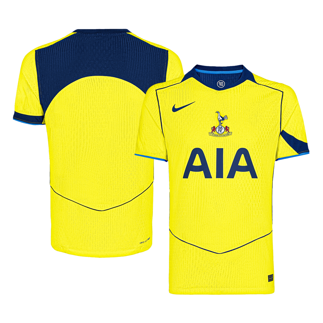 Tottenham Hotspur Tröja 2025/26 Tredje Autentisk Gul