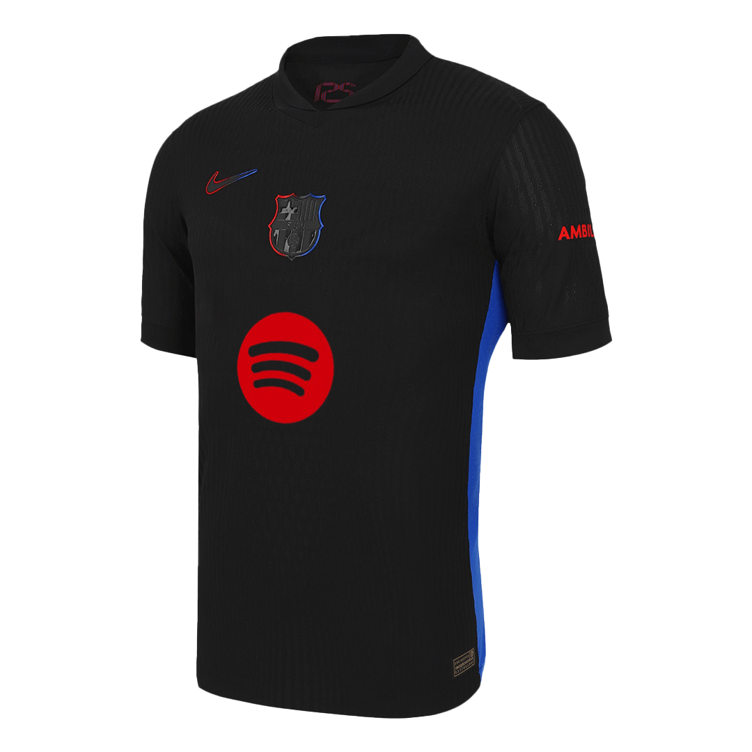 Barcelona Borta Fotbollströja 2024/25 Autentisk - Spotify-logotyp