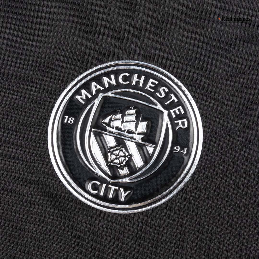 Manchester City Tröja 2025/26 Borta Långärmad Svart