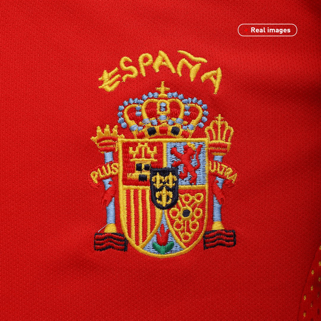 Spanien Hemma Fotbollströjor 2002 Retro