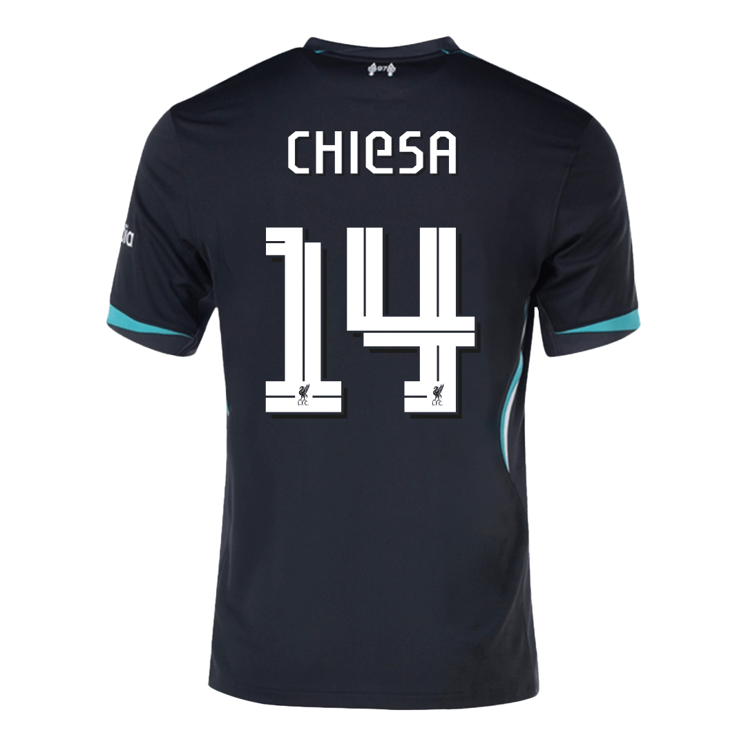 Liverpool Borta Fotbollströja CHIESA #14 2024/25 Premium - UCL