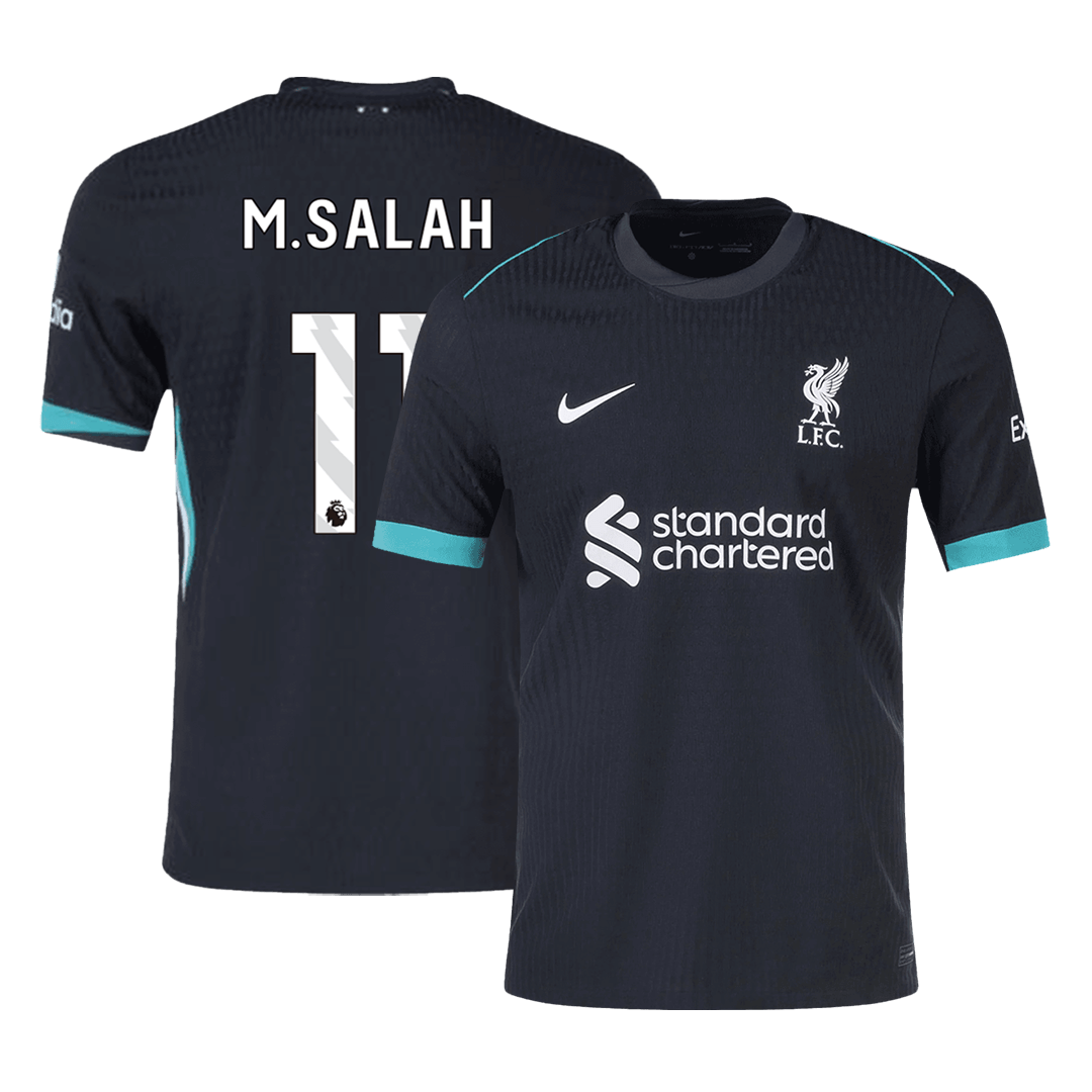 Liverpool Borta Fotbollströja M.SALAH #11 2024/25 Autentisk