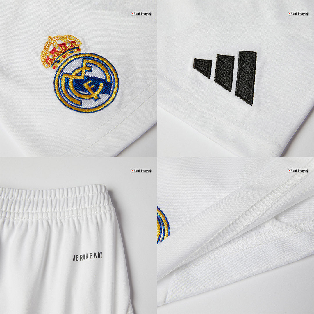 Real Madrid Hemma Fotbollströja BELLINGHAM #5 2024/25 Fotbollssats Barn Premium