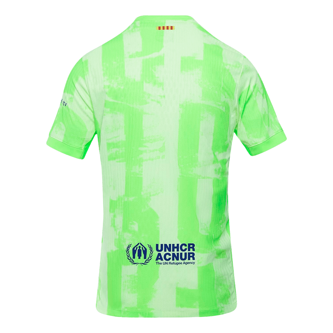 Barcelona Tredjeställ Fotbollströja 2024/25 Autentisk - Spotify-logotyp utan text