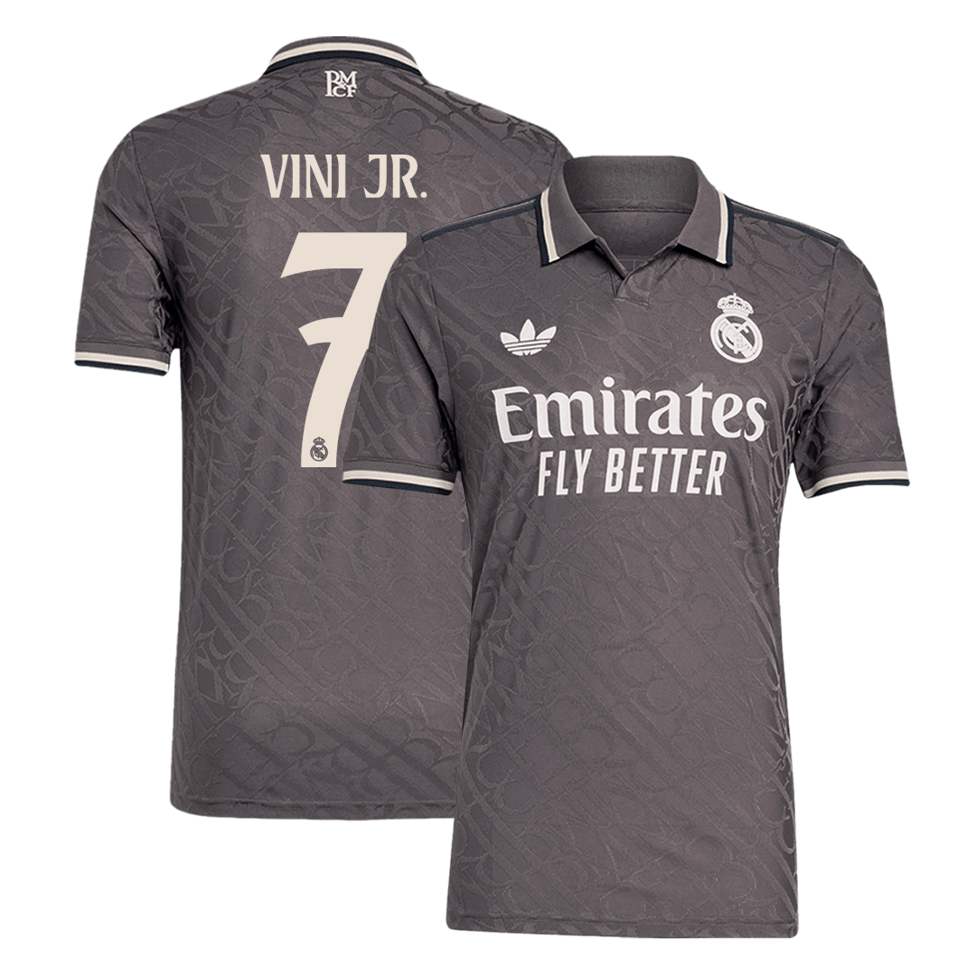 Real Madrid Tredjeställ Fotbollströja VINI JR. #7 2024/25 Autentisk