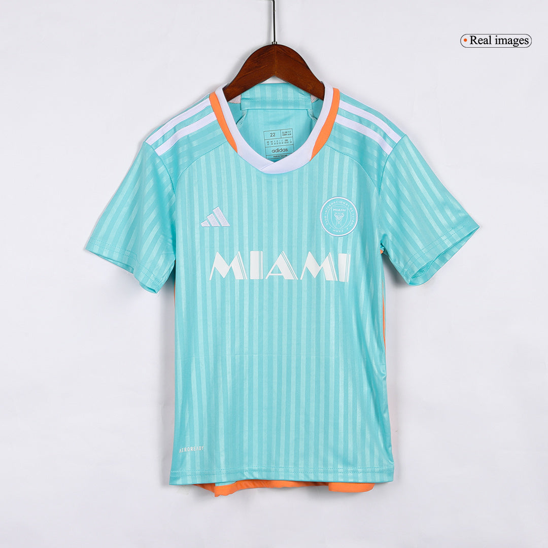 Inter Miami CF Tredjeställ Fotbollströja 2024 Fotbollssats Barn