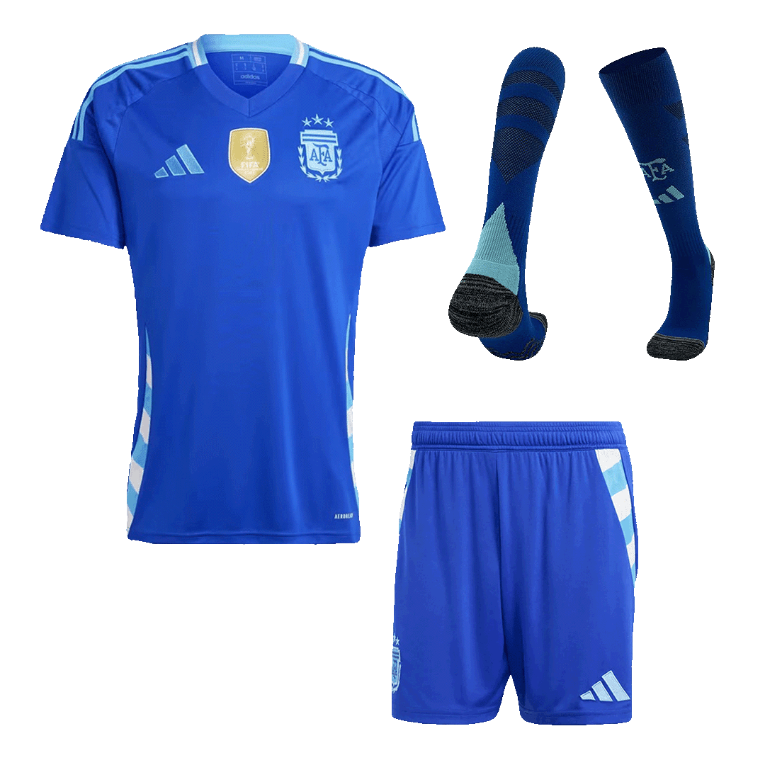 Argentina Borta Fotbollströja 2024 Fotbollssats