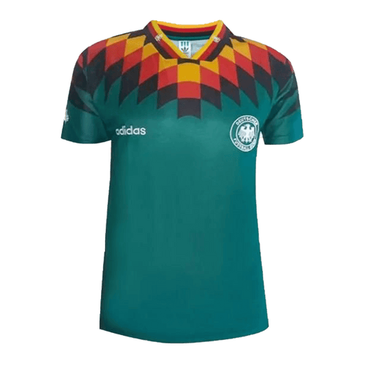 Tyska landslaget Borta Fotbollströjor 1994 Retro