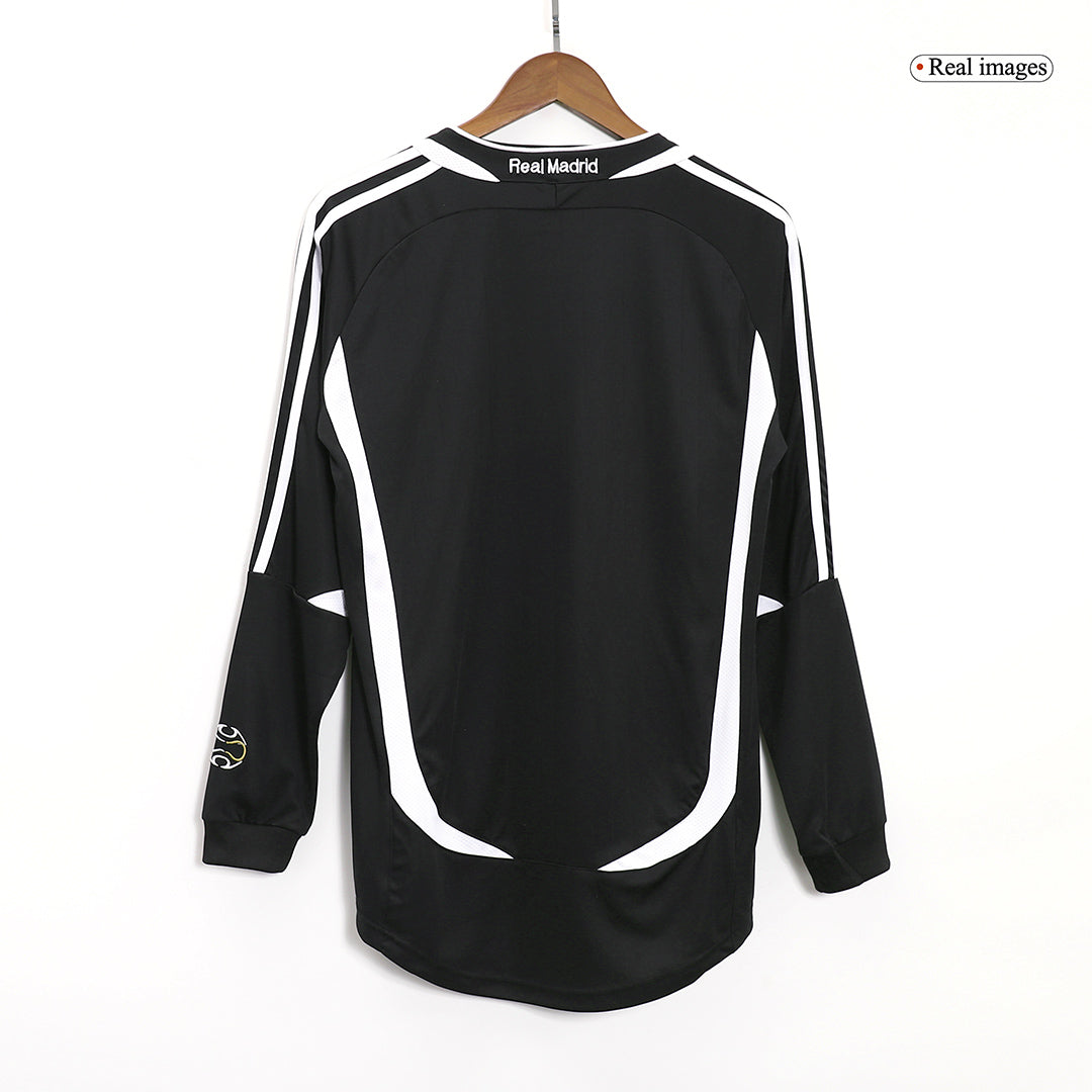 Retro Real Madrid Borta Fotbollströja 2006/07 långärmad
