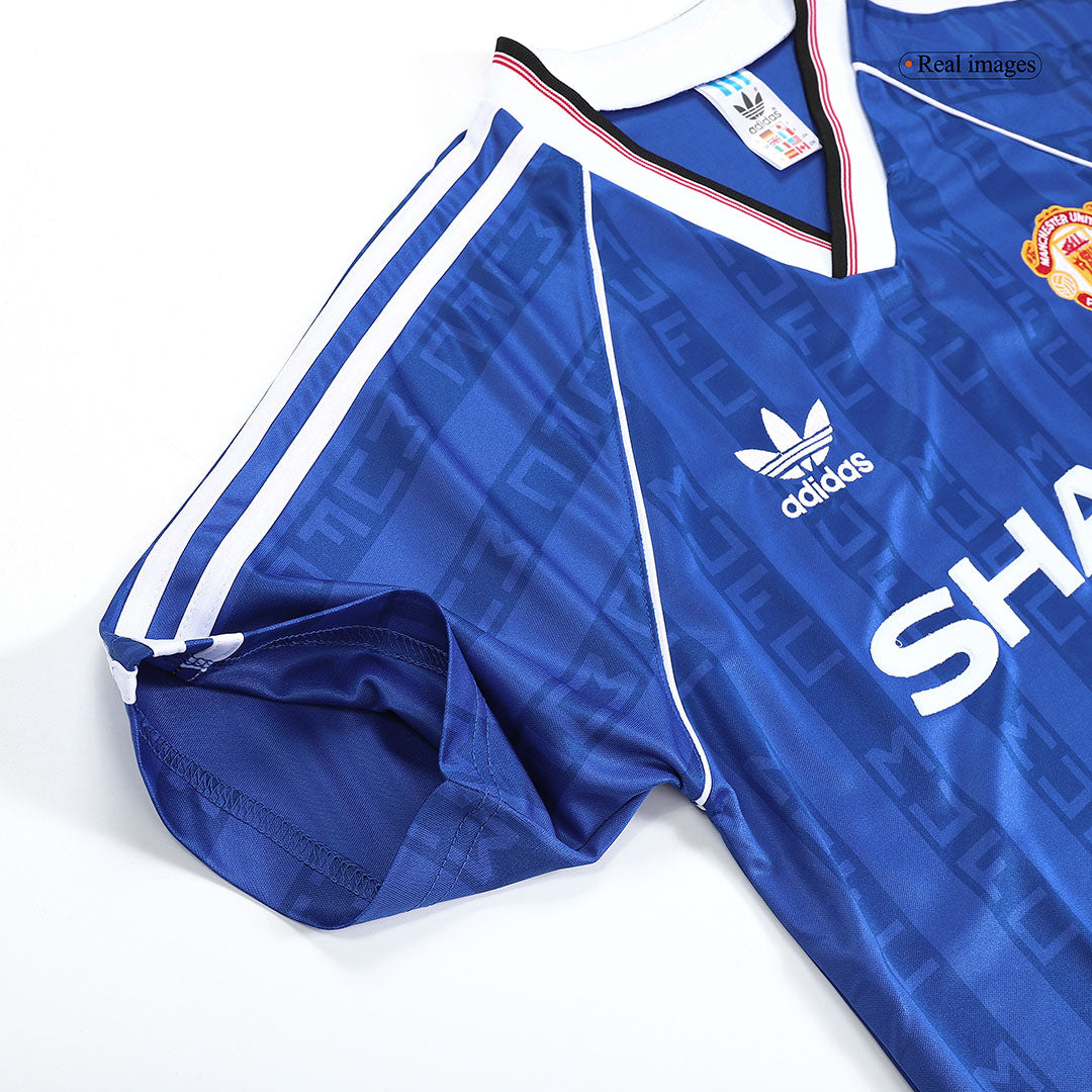 Retro Manchester United Borta Fotbollströja 88/90