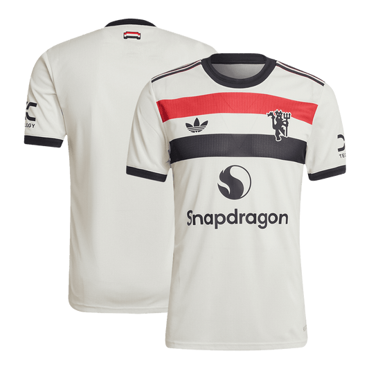 Manchester United Tredjeställ Fotbollströja 2024/25 Autentisk-1