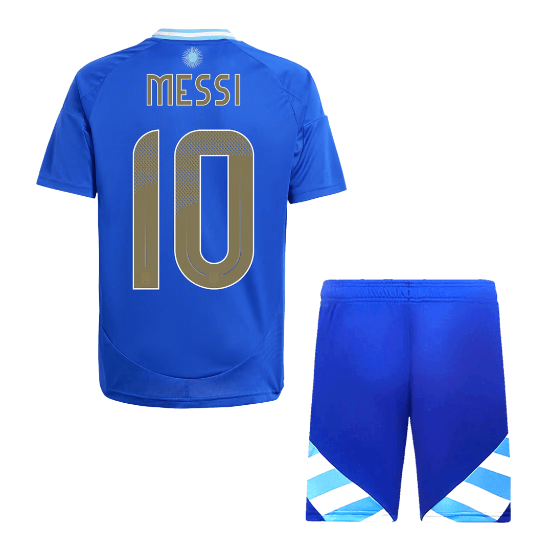 Argentina Borta Fotbollströja MESSI #10 2024
Fotbollssats Barn