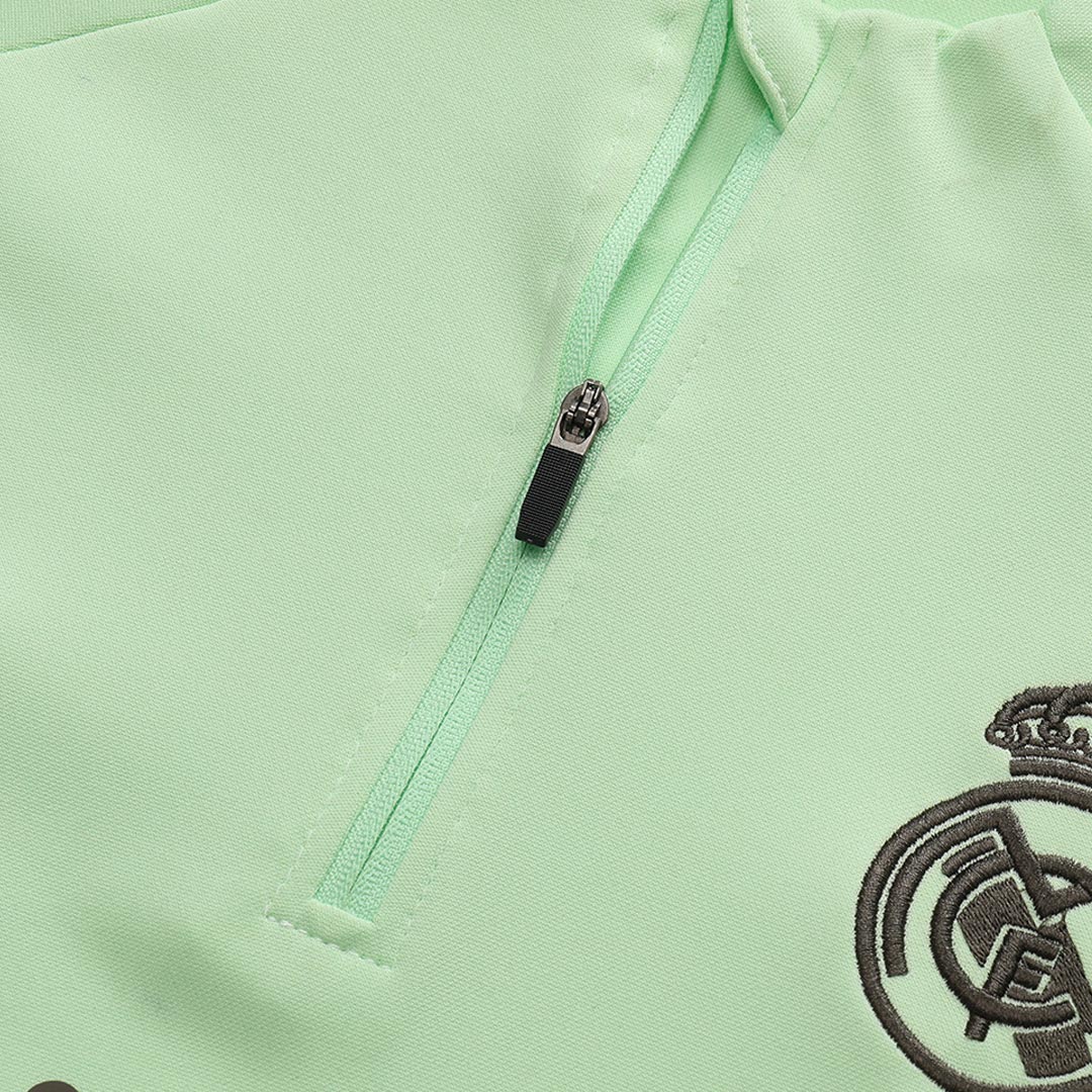 Real Madrid Tröja & Träningsset(Jacka+Byxor) 2025/26 Grön Barn