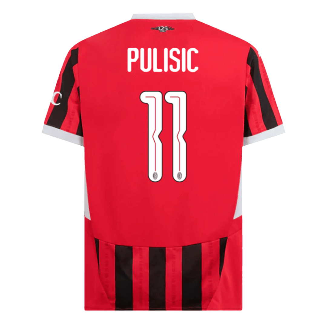 AC Milan Hemma Fotbollströja PULISIC #11 2024/25 - UCL