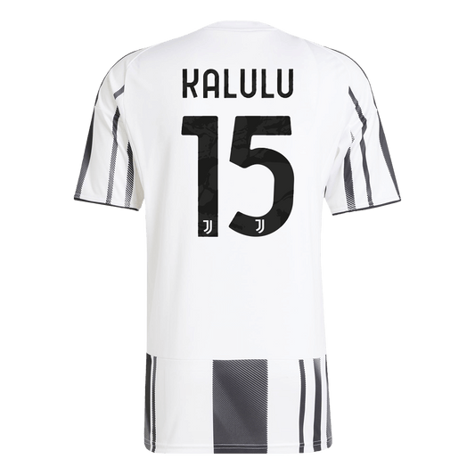 Juventus Tröja KALULU #15 2025/26 Hemma Svart & Vitt