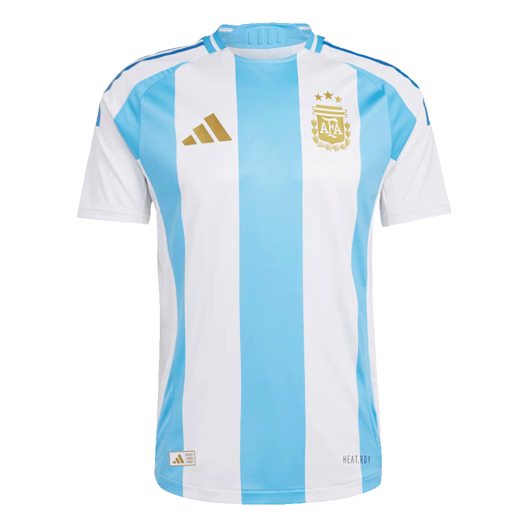 Argentina Hemma Fotbollströjor 2024 Autentisk
