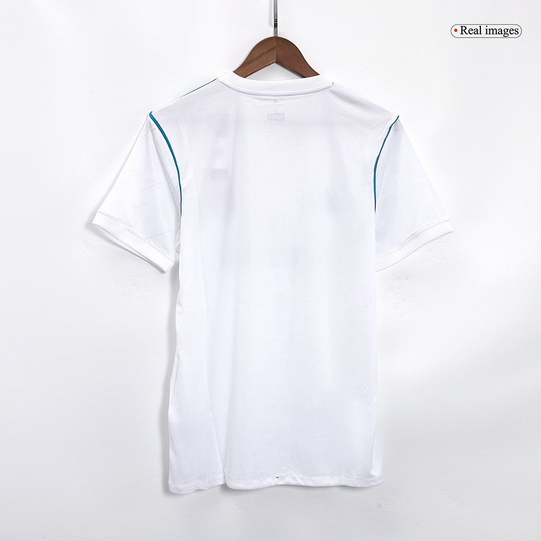 Retro Real Madrid Hemma Fotbollströja BENZEMA #9 2017/18