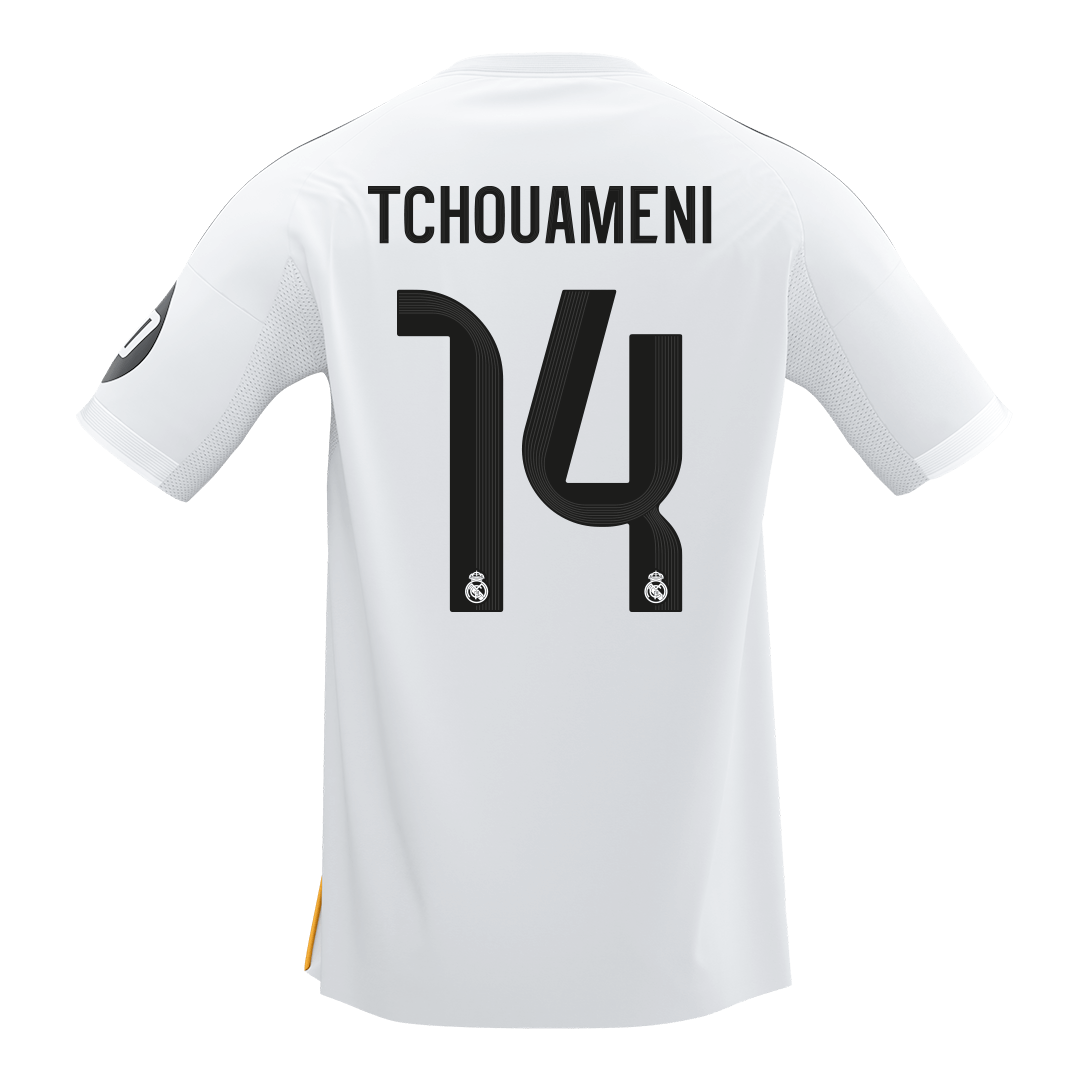 TCHOUAMENI #14 Real Madrid Tröja 2025/26 Hemma Premium Vit