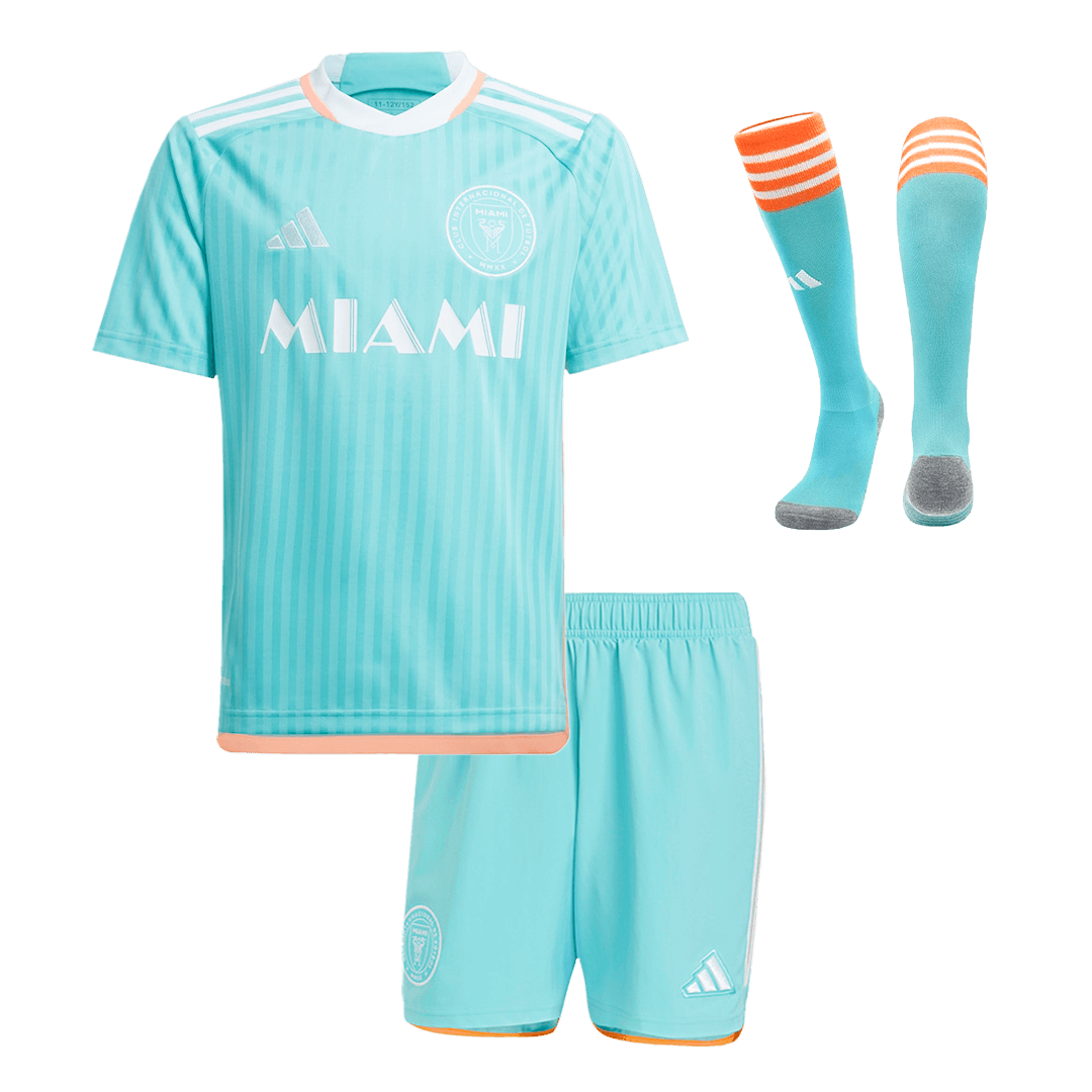 Inter Miami CF Tredjeställ Fotbollströja 2024 Fotbollssats Barn