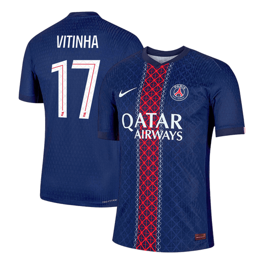 PSG Tröja VITINHA #17 2025/26 Hemma Autentisk Mörkblå-1