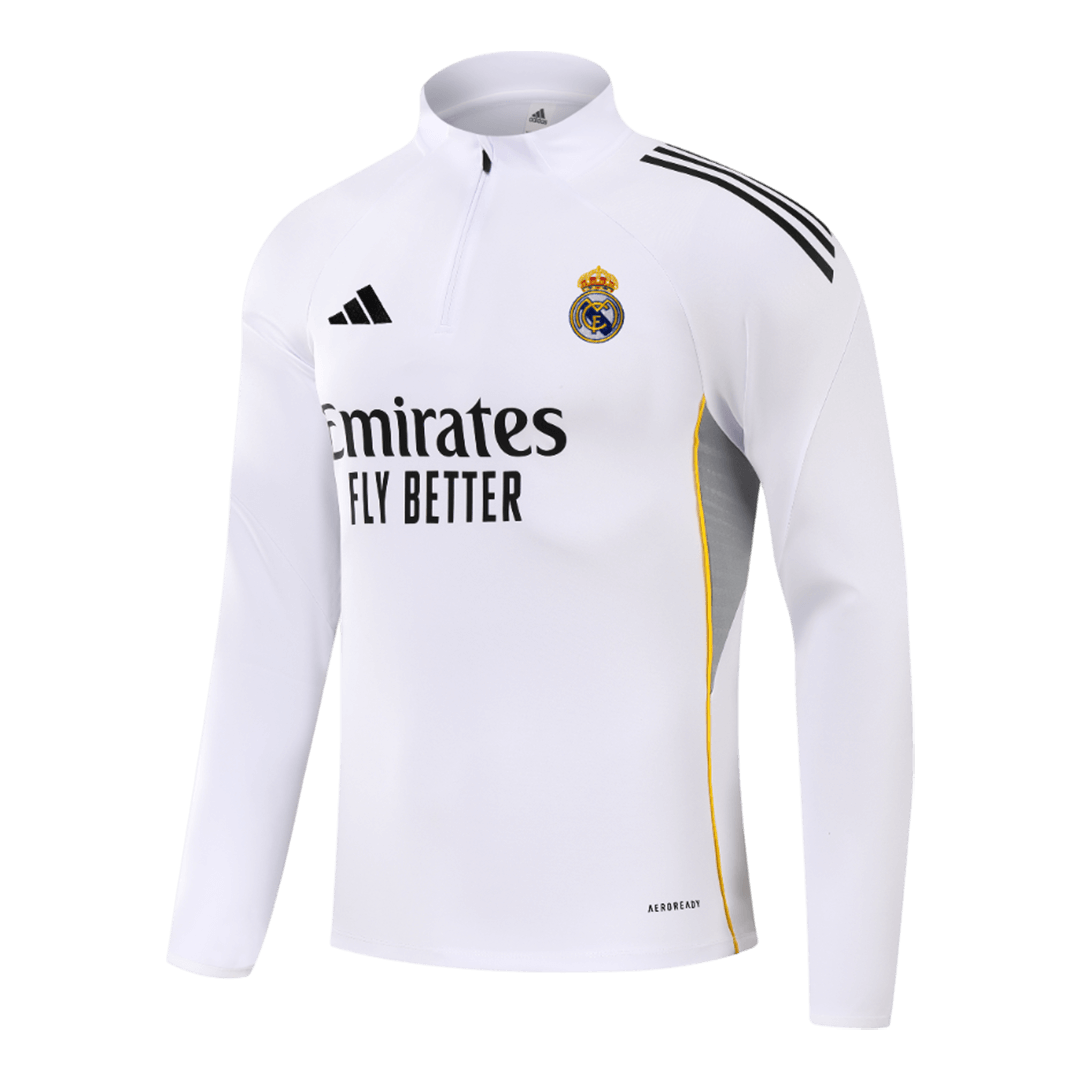 Real Madrid Tröja & Träningsset(Jacka+Byxor) 2025/26 Vit Barn