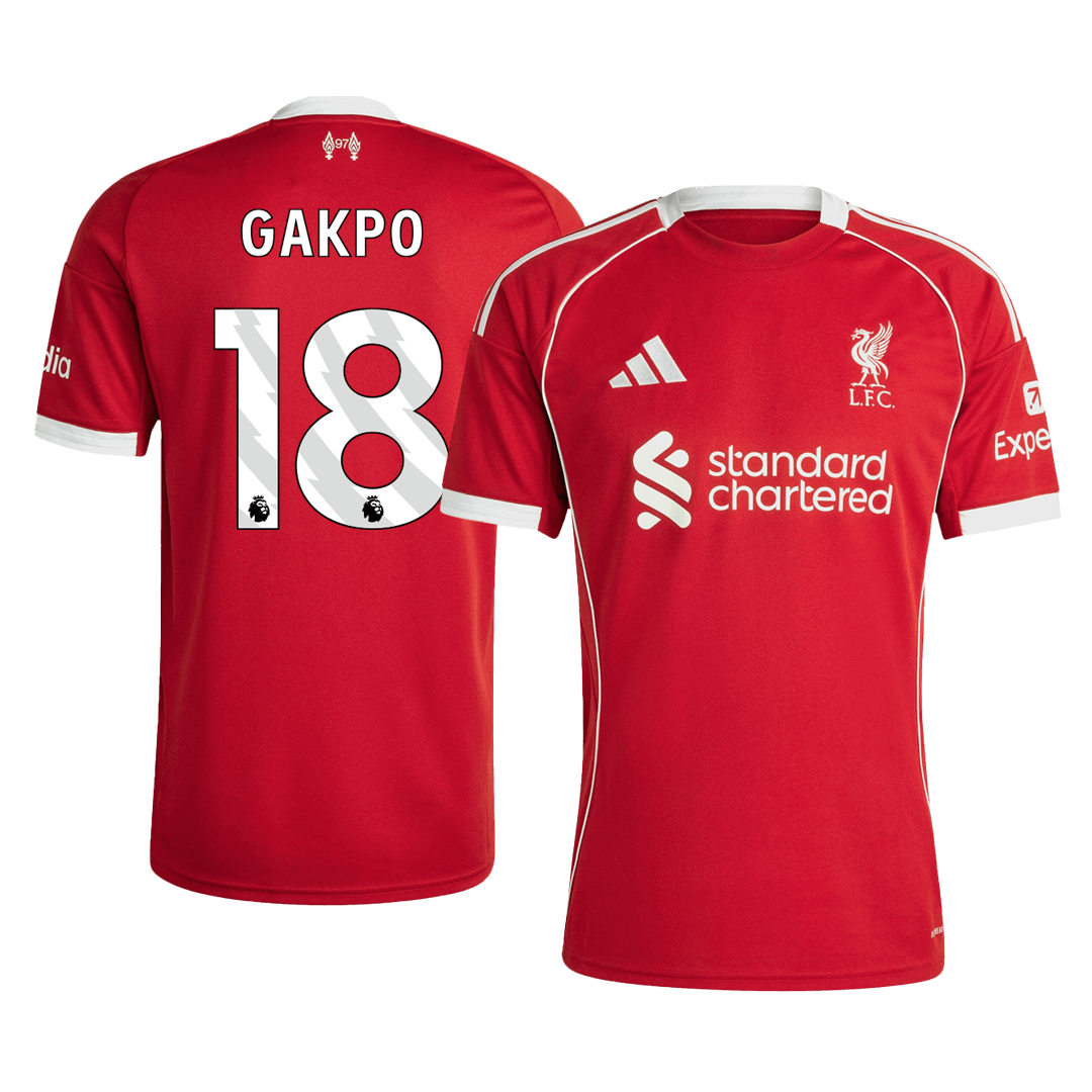 Liverpool Tröja GAKPO #18 2025/26 Hemma Röd