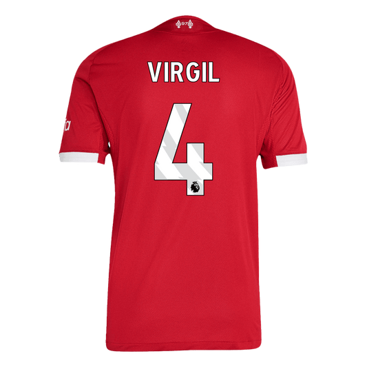 VIRGIL #4 Liverpool Tröja 2025/26 Hemma Autentisk