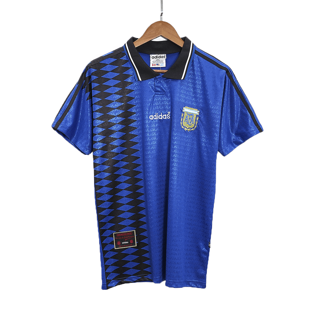 Argentina Borta Fotbollströjor 1994 Retro