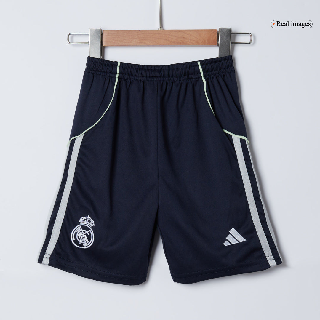 Real Madrid Tröja 2025/26 Bortaställ Mörkblå Barn