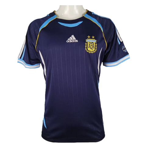 Argentina Borta Fotbollströjor 2006 Retro