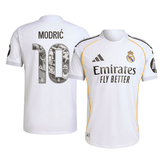 MODRIĆ Special #10 Real Madrid Hemma Tröja 2025/26 Autentisk-1
