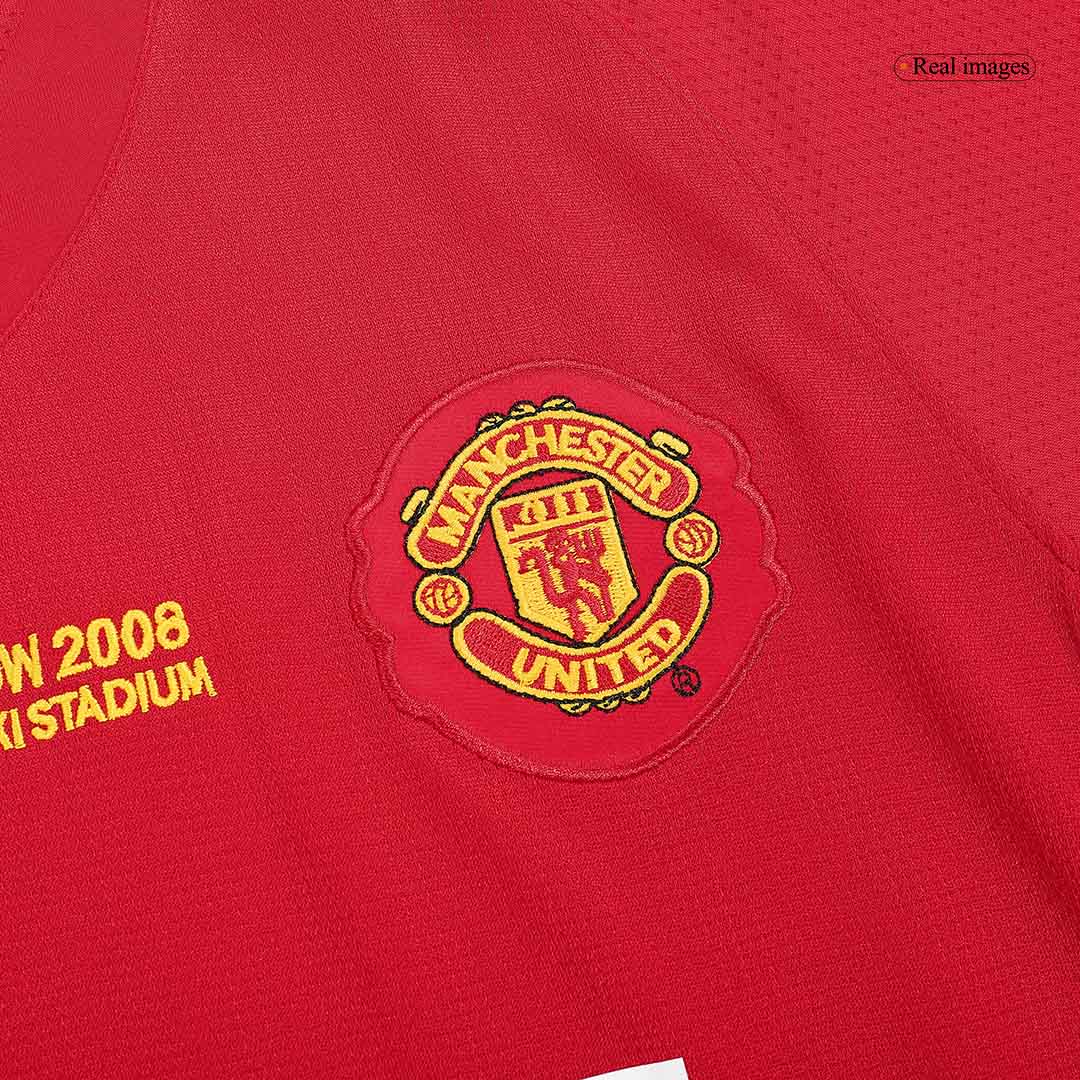 Retro Manchester United Hemma Fotbollströja 2007/08
