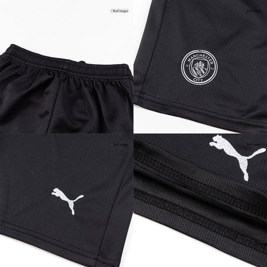 Manchester City Tröja 2025/26 Bortaställ Svart Barn-1