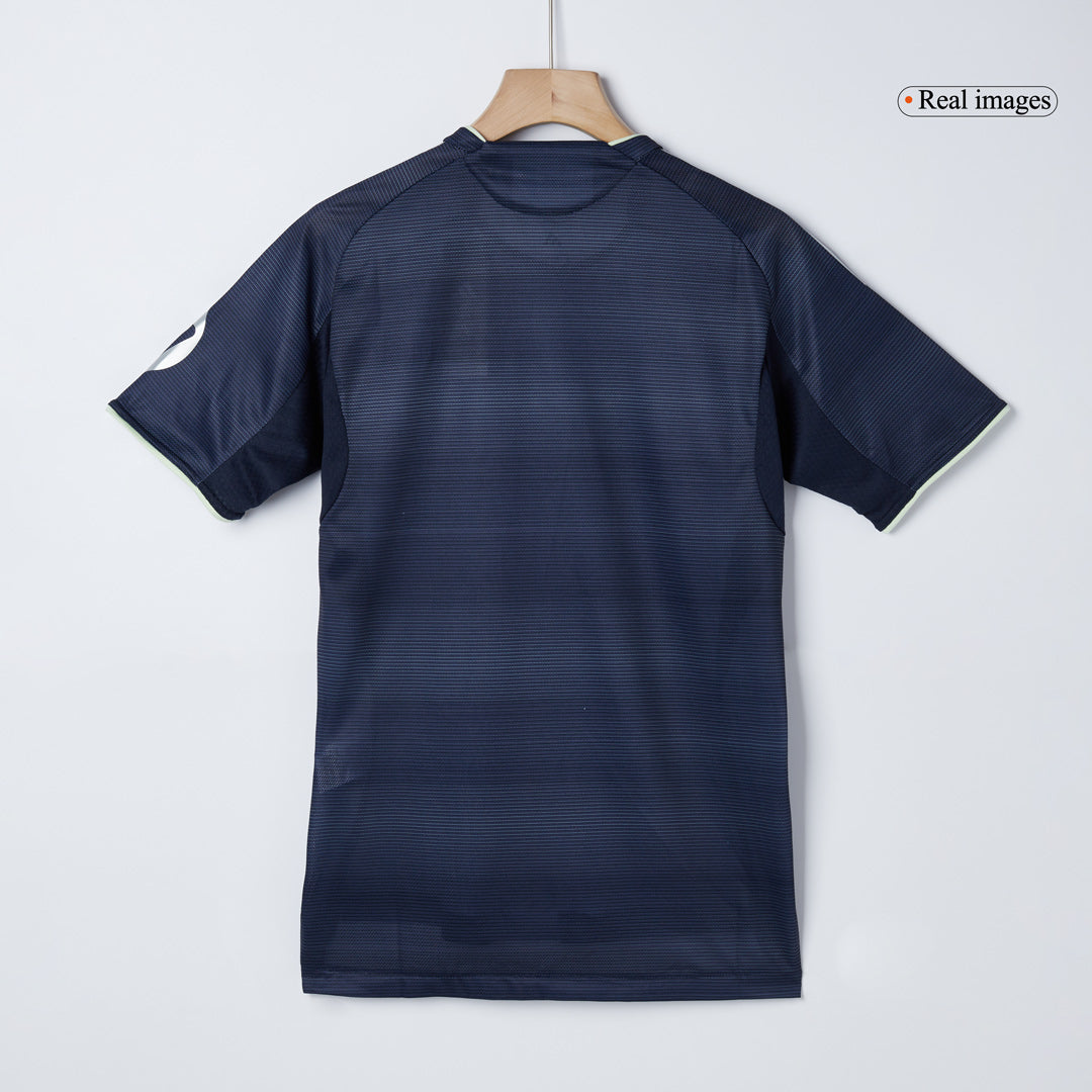 Real Madrid Tröja TCHOUAMENI #14 2025/26 Borta Autentisk Mörkblå