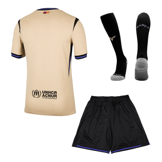 Barcelona Tröja Bortaställ 2025/26 Yellow&Black-1