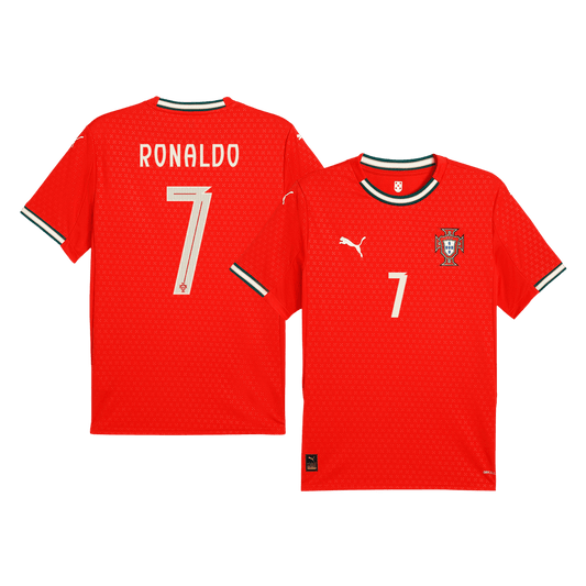 RONALDO #7 Portugal Hemma Fotbollströjor 2025-1