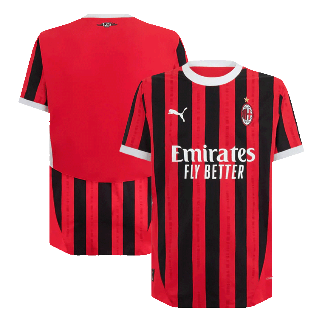 AC Milan Hemma Fotbollströja 2024/25 Autentisk