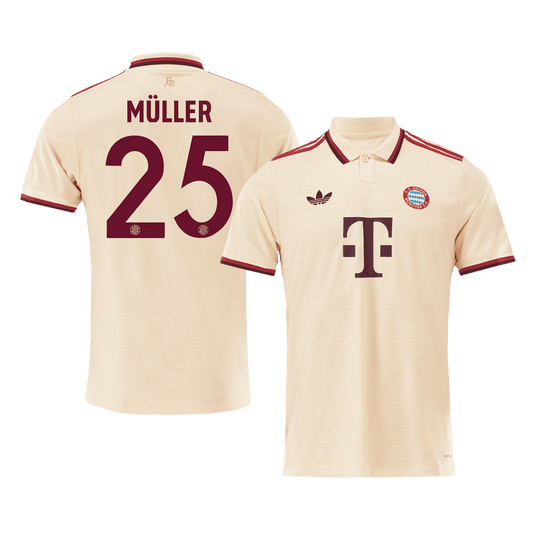Bayern Munich Tredjeställ Fotbollströja MÜLLER #25 2024/25 - UCL-1